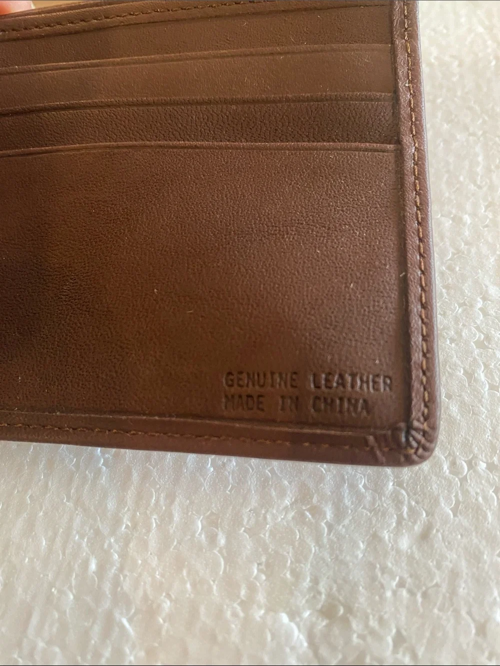 Marlboro Country Store Men's Brown Leather Bi-Fold Wallet